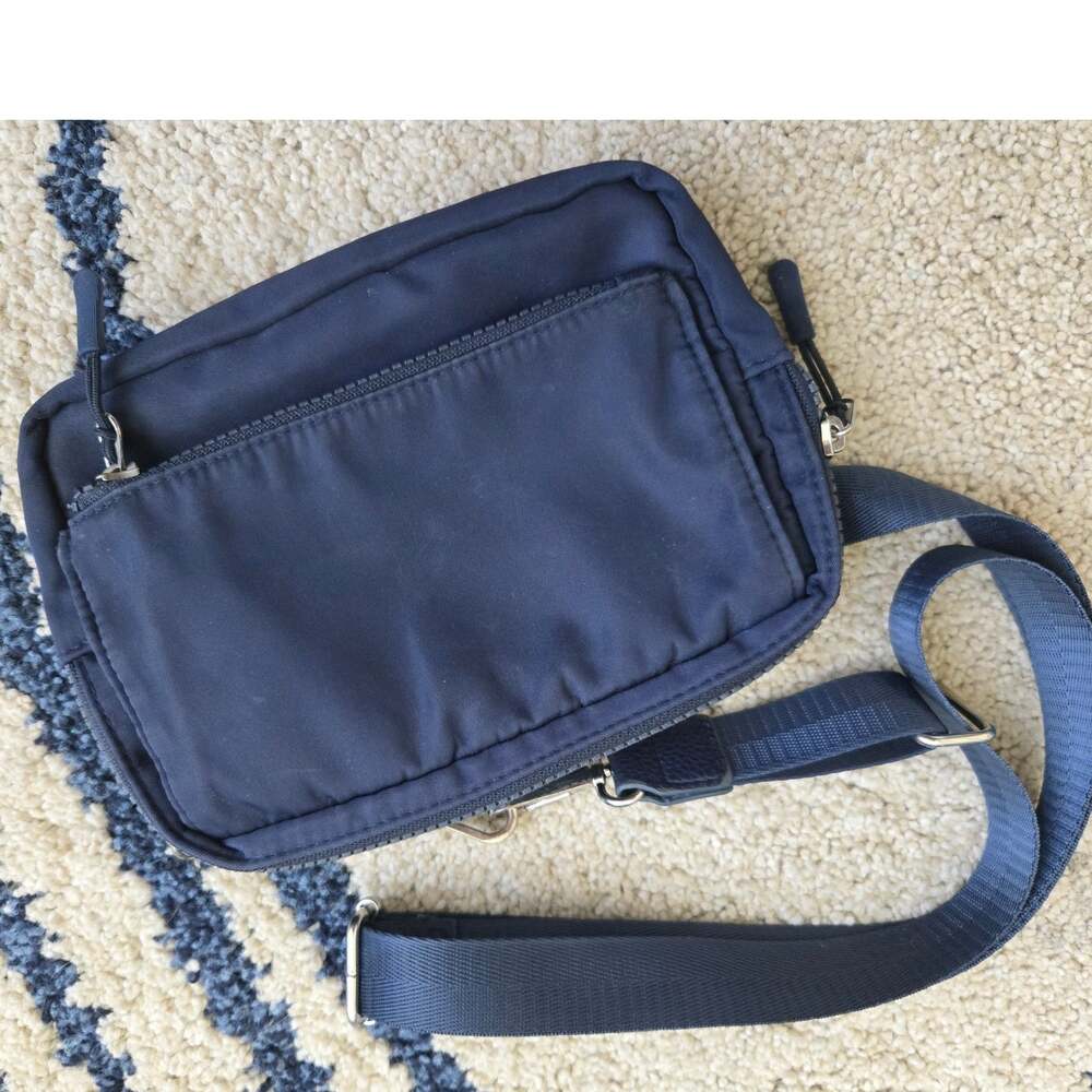 Nautica Navy Crossbody Travel Bag Organizer Utility Shoulder Bag